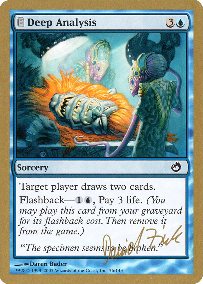 Deep Analysis (Daniel Zink) [World Championship Decks 2003] - Magic: The Gathering - Card Brawlers | Quebec | Canada |