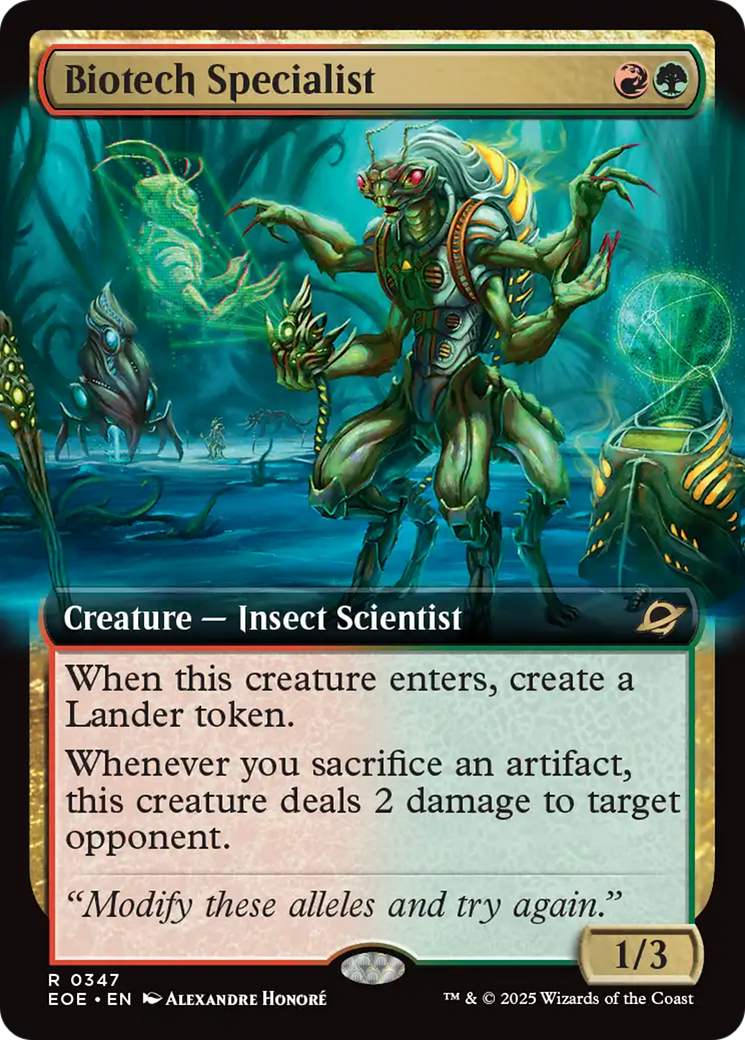 Biotech Specialist (Extended Art) [Edge of Eternities] - Magic: The Gathering - Card Brawlers | Quebec | Canada |