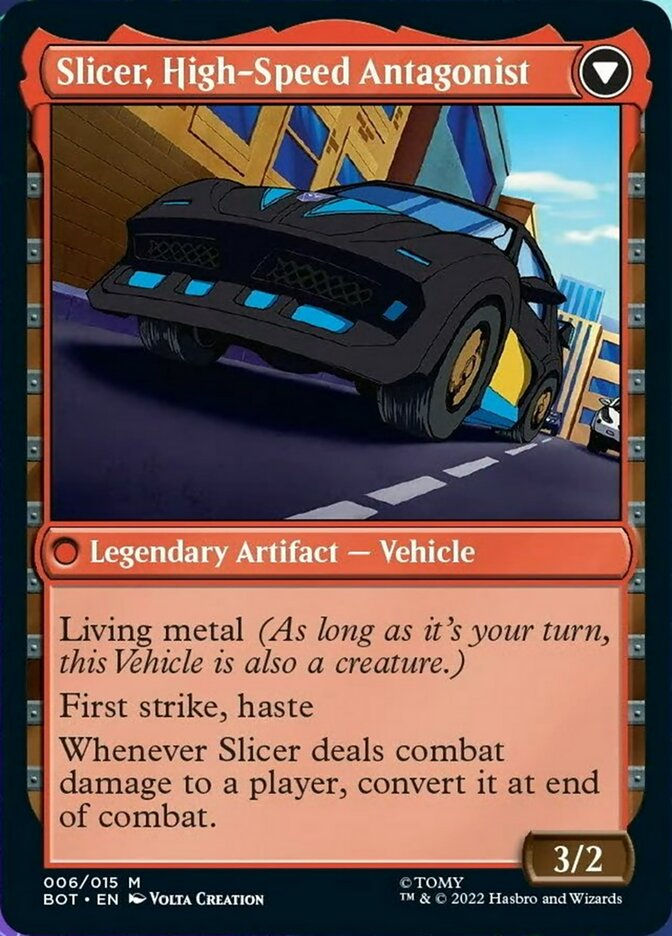 Slicer, Hired Muscle // Slicer, High-Speed Antagonist [Transformers] - Magic: The Gathering - Card Brawlers | Quebec | Canada |