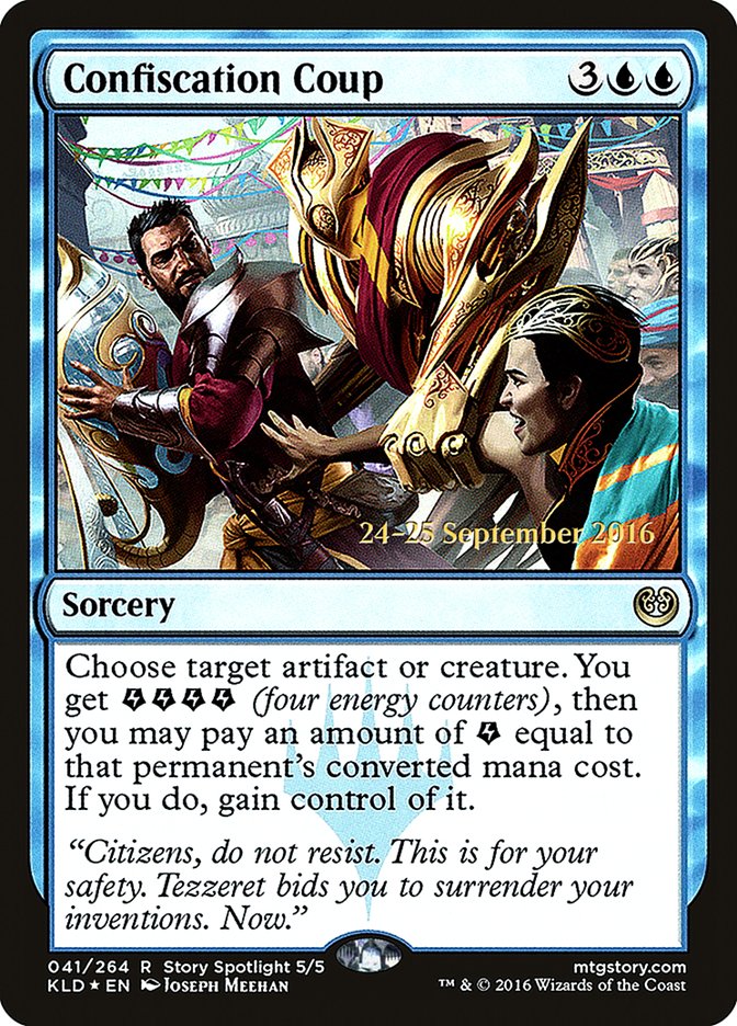 Confiscation Coup [Kaladesh Prerelease Promos] - Magic: The Gathering - Card Brawlers | Quebec | Canada |