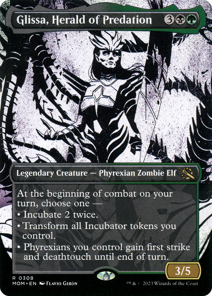 Glissa, Herald of Predation (Showcase Planar Booster Fun) [March of the Machine] - Magic: The Gathering - Card Brawlers | Quebec | Canada |