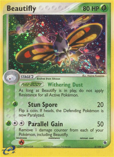 Beautifly (2/109) [EX: Ruby & Sapphire] - Pokémon - Card Brawlers | Quebec | Canada |