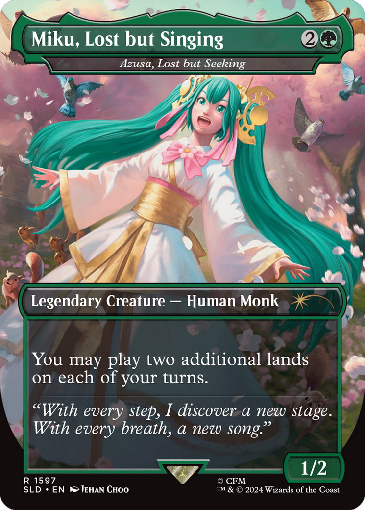 Miku, Lost but Singing - Azusa, Lost but Seeking [Secret Lair Drop Series] - Magic: The Gathering - Card Brawlers | Quebec | Canada |