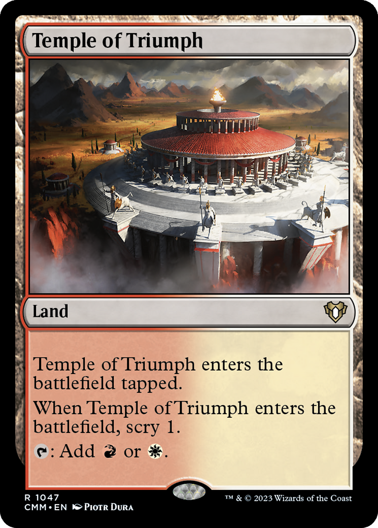 Temple of Triumph [Commander Masters] - Magic: The Gathering - Card Brawlers | Quebec | Canada |