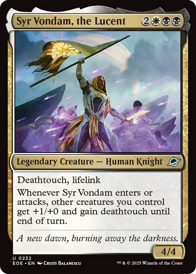 Syr Vondam, the Lucent [Edge of Eternities] - Magic: The Gathering - Card Brawlers | Quebec | Canada |