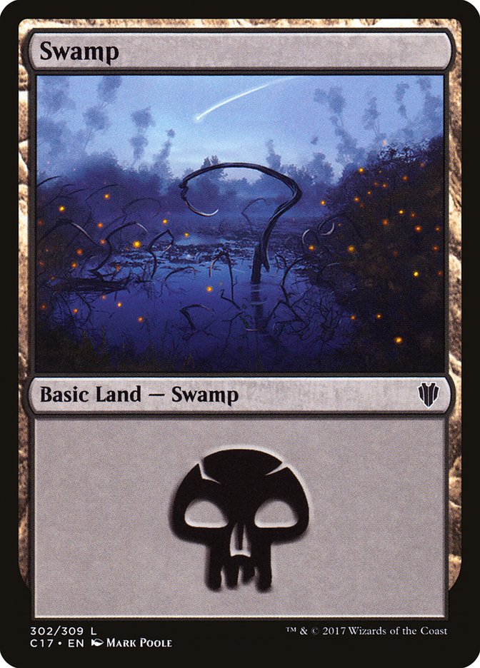 Swamp (302) [Commander 2017] - Magic: The Gathering - Card Brawlers | Quebec | Canada |