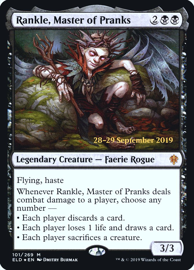 Rankle, Master of Pranks [Throne of Eldraine Prerelease Promos] - Magic: The Gathering - Card Brawlers | Quebec | Canada |