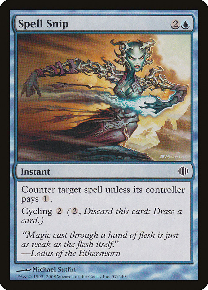 Spell Snip [Shards of Alara] - Magic: The Gathering - Card Brawlers | Quebec | Canada |