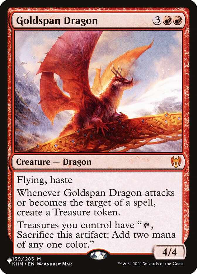 Goldspan Dragon [The List] - Magic: The Gathering - Card Brawlers | Quebec | Canada |