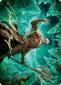 Draugr Necromancer Art Card (Gold-Stamped Signature) [Kaldheim Art Series] - Magic: The Gathering - Card Brawlers | Quebec | Canada |
