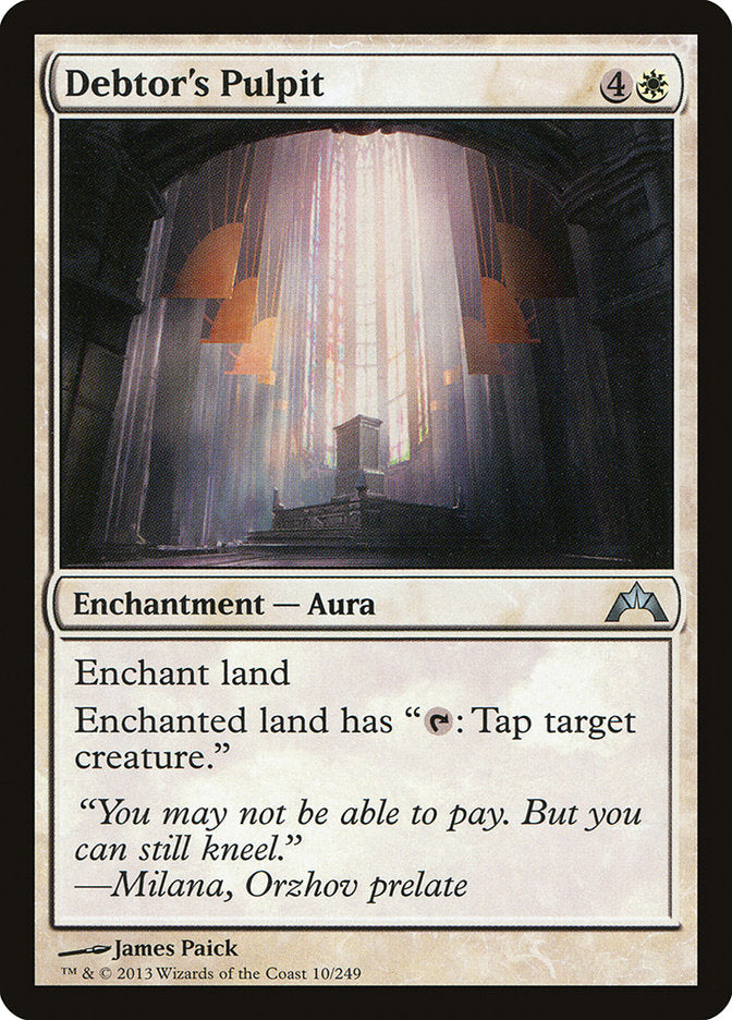 Debtor's Pulpit [Gatecrash] - Magic: The Gathering - Card Brawlers | Quebec | Canada |