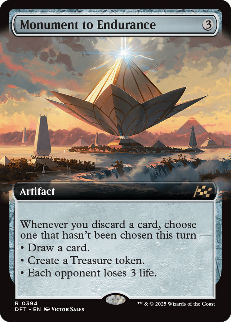 Monument to Endurance (Extended Art) [Aetherdrift] - Magic: The Gathering - Card Brawlers | Quebec | Canada |