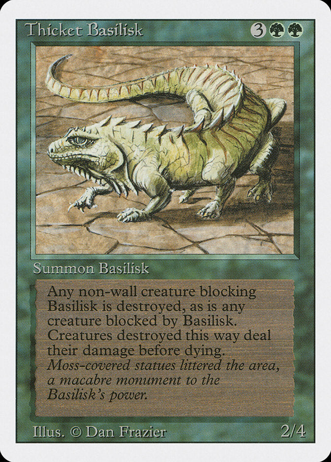 Thicket Basilisk [Revised Edition] - Magic: The Gathering - Card Brawlers | Quebec | Canada |