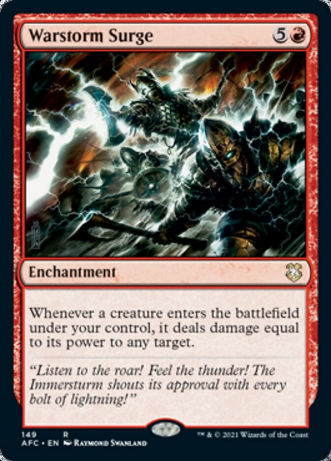 Warstorm Surge [Dungeons & Dragons: Adventures in the Forgotten Realms Commander] - Magic: The Gathering - Card Brawlers | Quebec | Canada |
