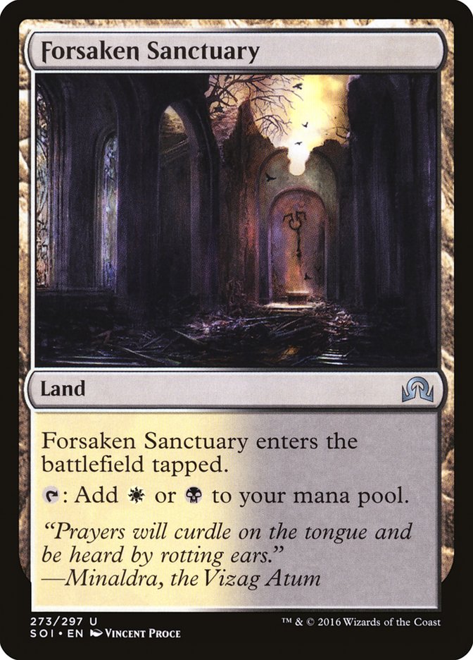 Forsaken Sanctuary [Shadows over Innistrad] - Magic: The Gathering - Card Brawlers | Quebec | Canada |