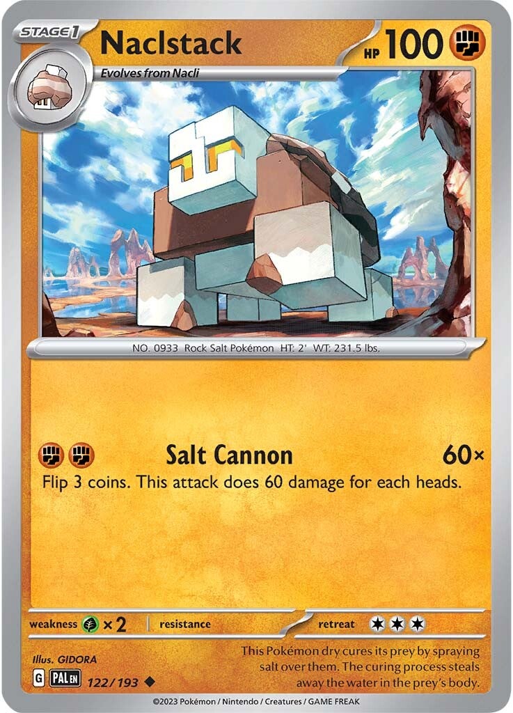 Naclstack (122/193) [Scarlet & Violet: Paldea Evolved] - Pokémon - Card Brawlers | Quebec | Canada |