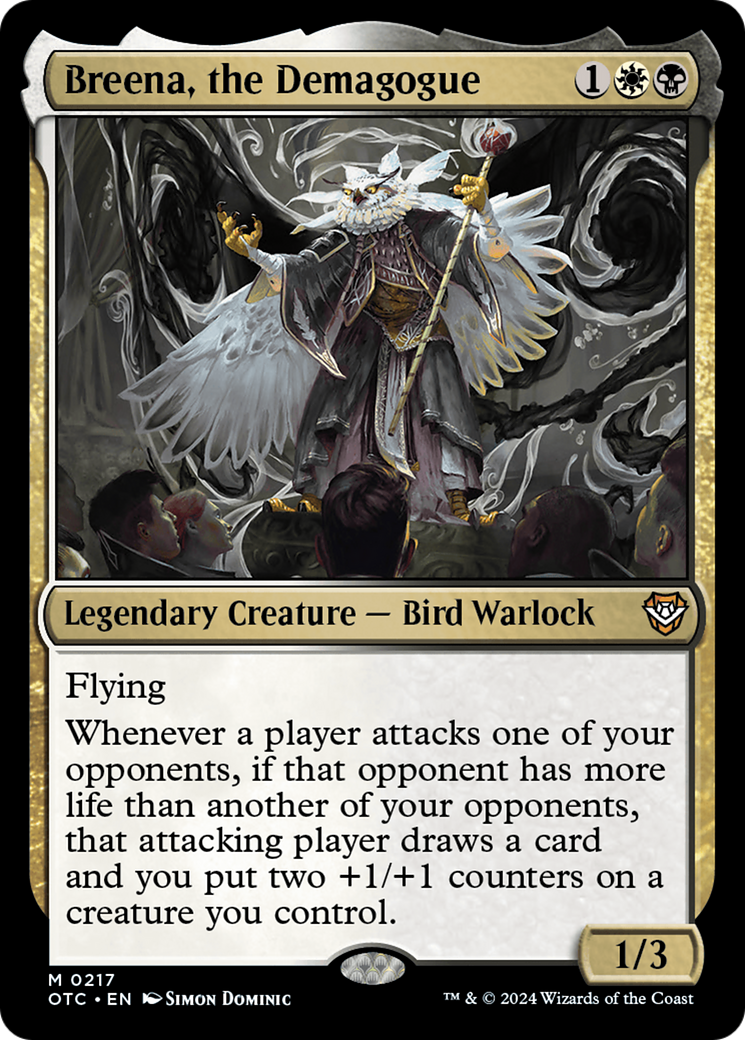Breena, the Demagogue [Outlaws of Thunder Junction Commander] - Magic: The Gathering - Card Brawlers | Quebec | Canada |