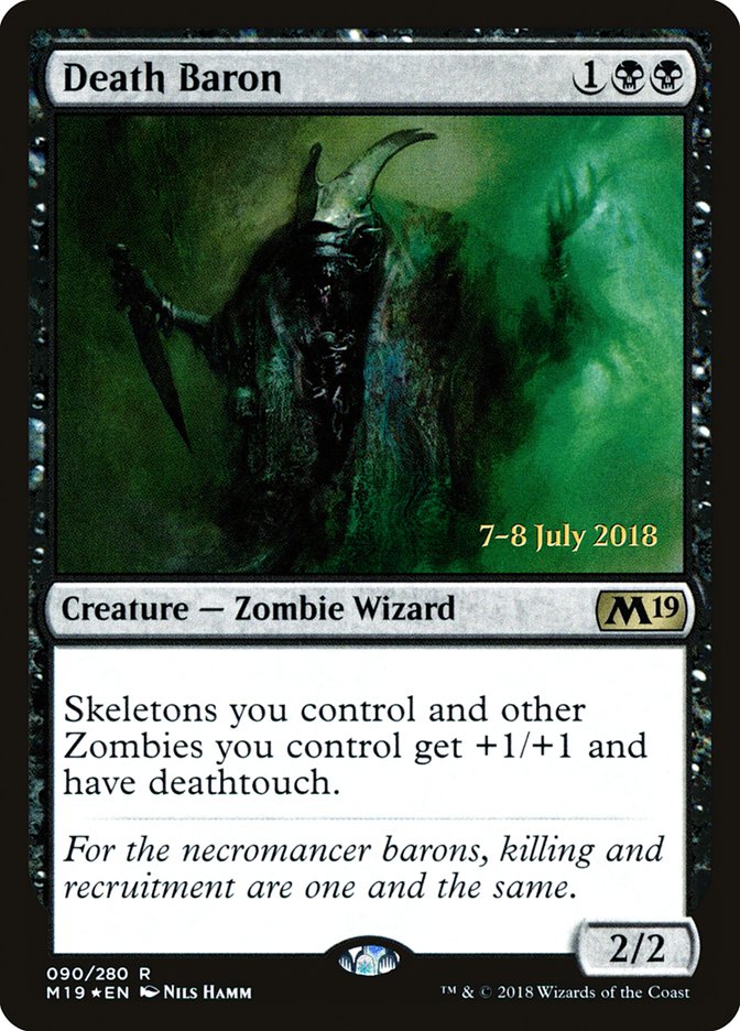 Death Baron [Core Set 2019 Prerelease Promos] - Magic: The Gathering - Card Brawlers | Quebec | Canada |