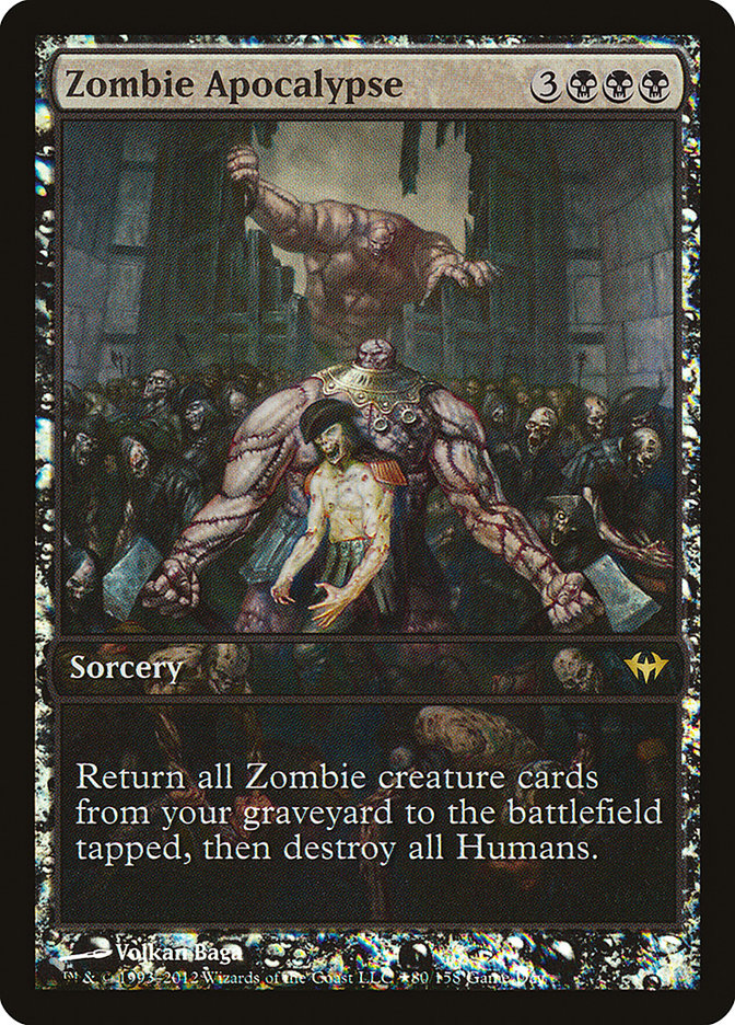Zombie Apocalypse (Game Day) [Dark Ascension Promos] - Magic: The Gathering - Card Brawlers | Quebec | Canada |