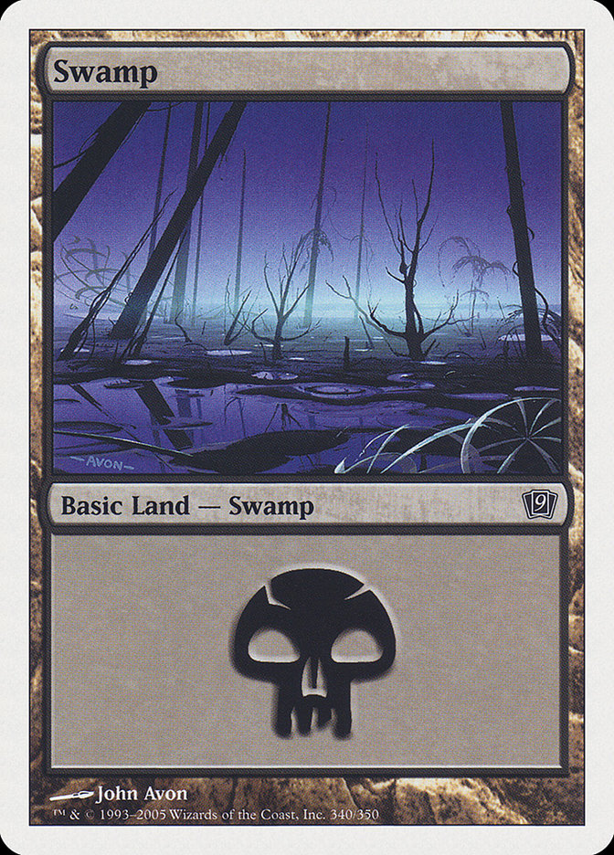 Swamp (340) [Ninth Edition] - Magic: The Gathering - Card Brawlers | Quebec | Canada |