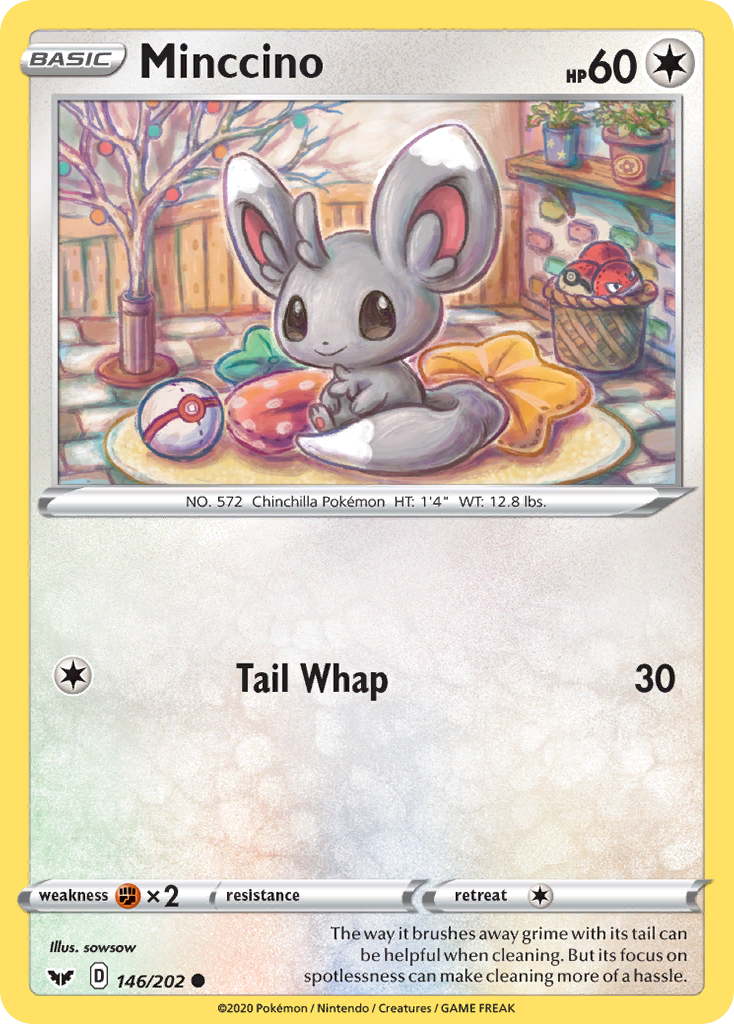 Minccino (146/202) [Sword & Shield: Base Set] - Pokémon - Card Brawlers | Quebec | Canada |