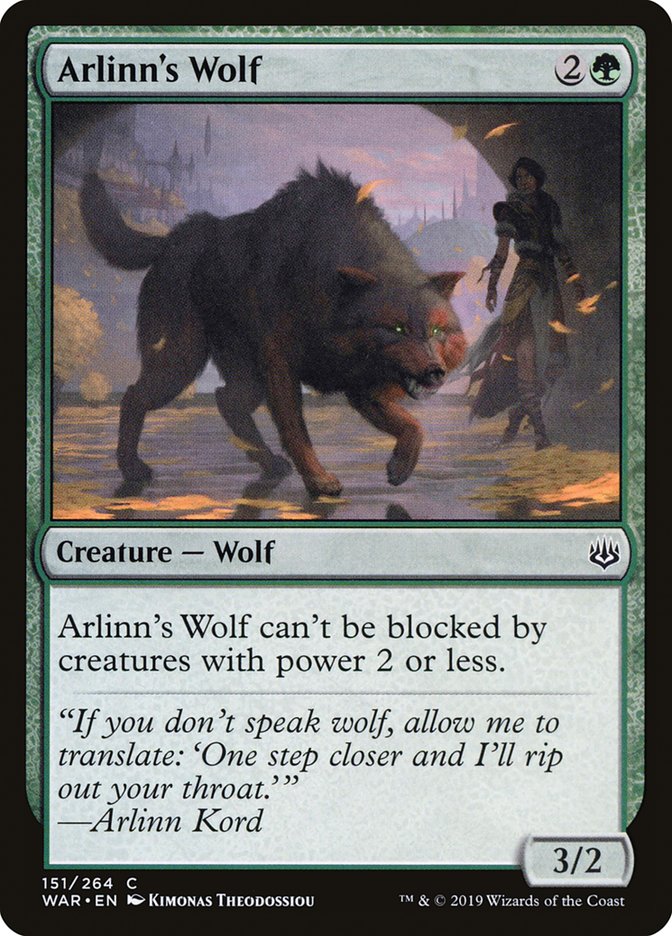 Arlinn's Wolf [War of the Spark] - Magic: The Gathering - Card Brawlers | Quebec | Canada |