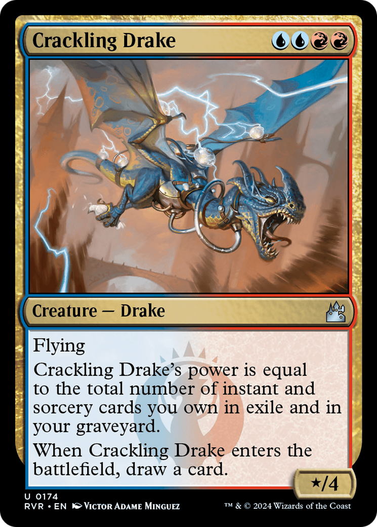 Crackling Drake [Ravnica Remastered] - Magic: The Gathering - Card Brawlers | Quebec | Canada |