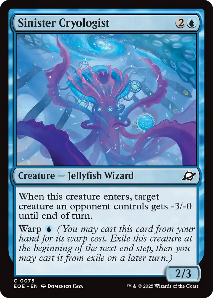 Sinister Cryologist [Edge of Eternities] - Magic: The Gathering - Card Brawlers | Quebec | Canada |