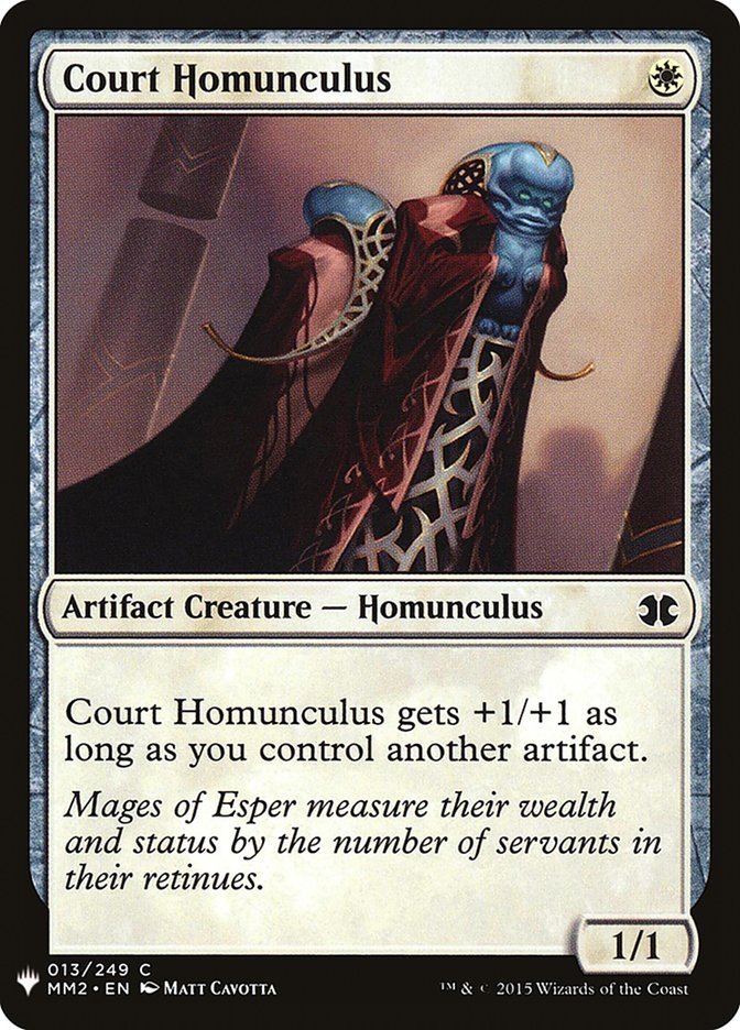 Court Homunculus [Mystery Booster] - Magic: The Gathering - Card Brawlers | Quebec | Canada |
