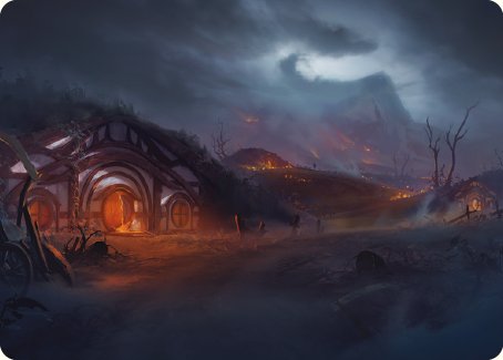 Field of Ruin Art Card [The Lord of the Rings: Tales of Middle-earth Art Series] - Magic: The Gathering - Card Brawlers | Quebec | Canada |