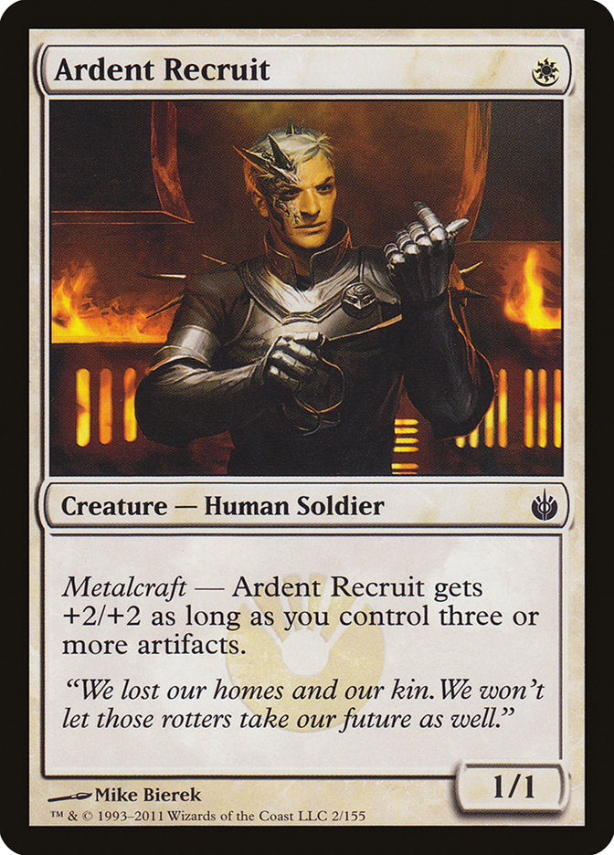 Ardent Recruit [Mirrodin Besieged] - Magic: The Gathering - Card Brawlers | Quebec | Canada |