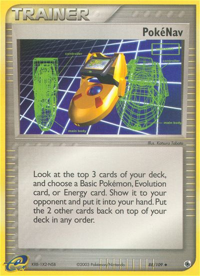 PokeNav (88/109) [EX: Ruby & Sapphire] - Pokémon - Card Brawlers | Quebec | Canada |