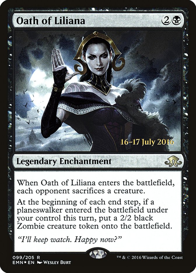 Oath of Liliana [Eldritch Moon Prerelease Promos] - Magic: The Gathering - Card Brawlers | Quebec | Canada |