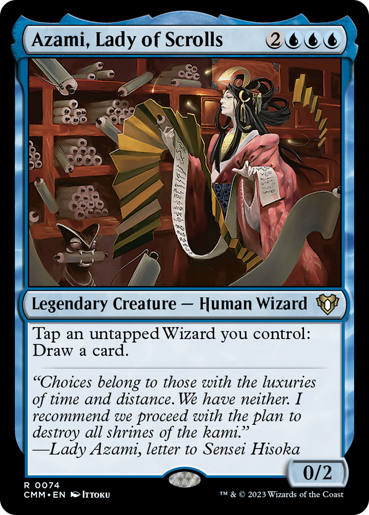 Azami, Lady of Scrolls [Commander Masters] - Magic: The Gathering - Card Brawlers | Quebec | Canada |