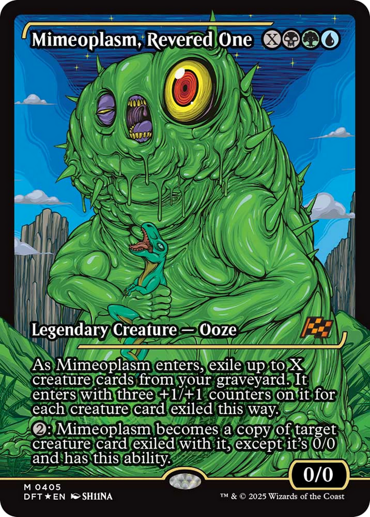 Mimeoplasm, Revered One (Showcase) [Aetherdrift] - Magic: The Gathering - Card Brawlers | Quebec | Canada |
