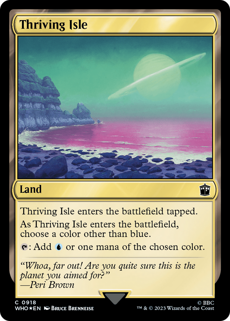 Thriving Isle (Surge Foil) [Doctor Who] - Magic: The Gathering - Card Brawlers | Quebec | Canada |