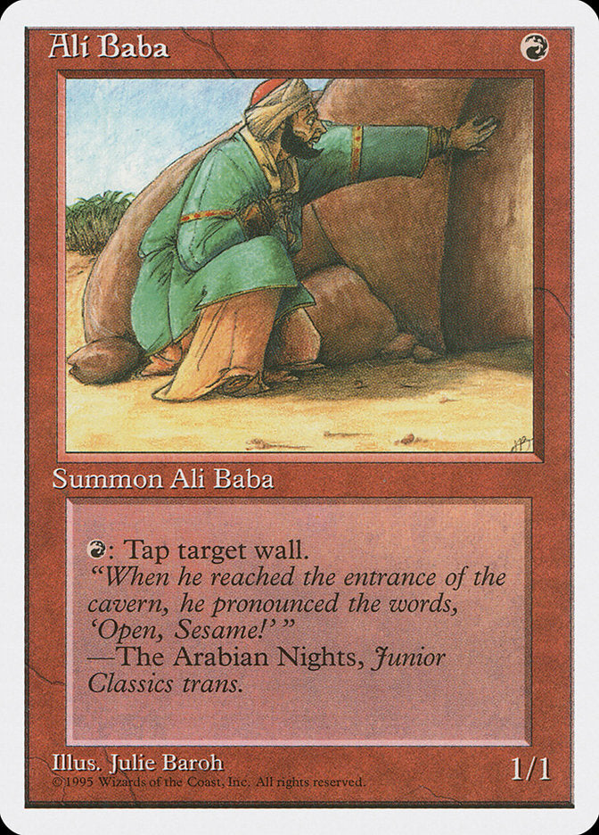 Ali Baba [Fourth Edition] - Magic: The Gathering - Card Brawlers | Quebec | Canada |