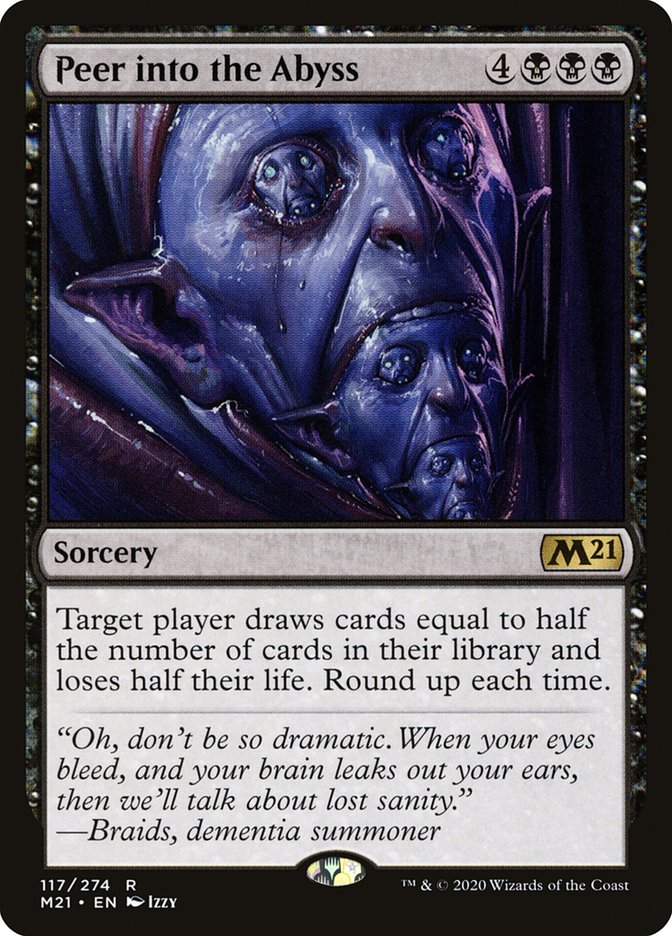Peer into the Abyss [Core Set 2021] - Magic: The Gathering - Card Brawlers | Quebec | Canada |