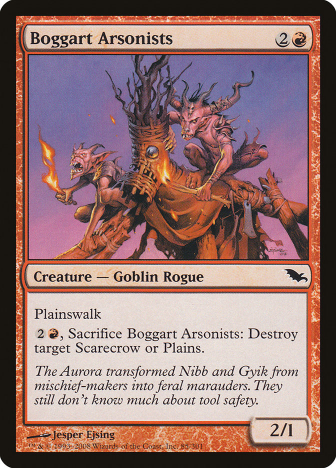 Boggart Arsonists [Shadowmoor] - Magic: The Gathering - Card Brawlers | Quebec | Canada |