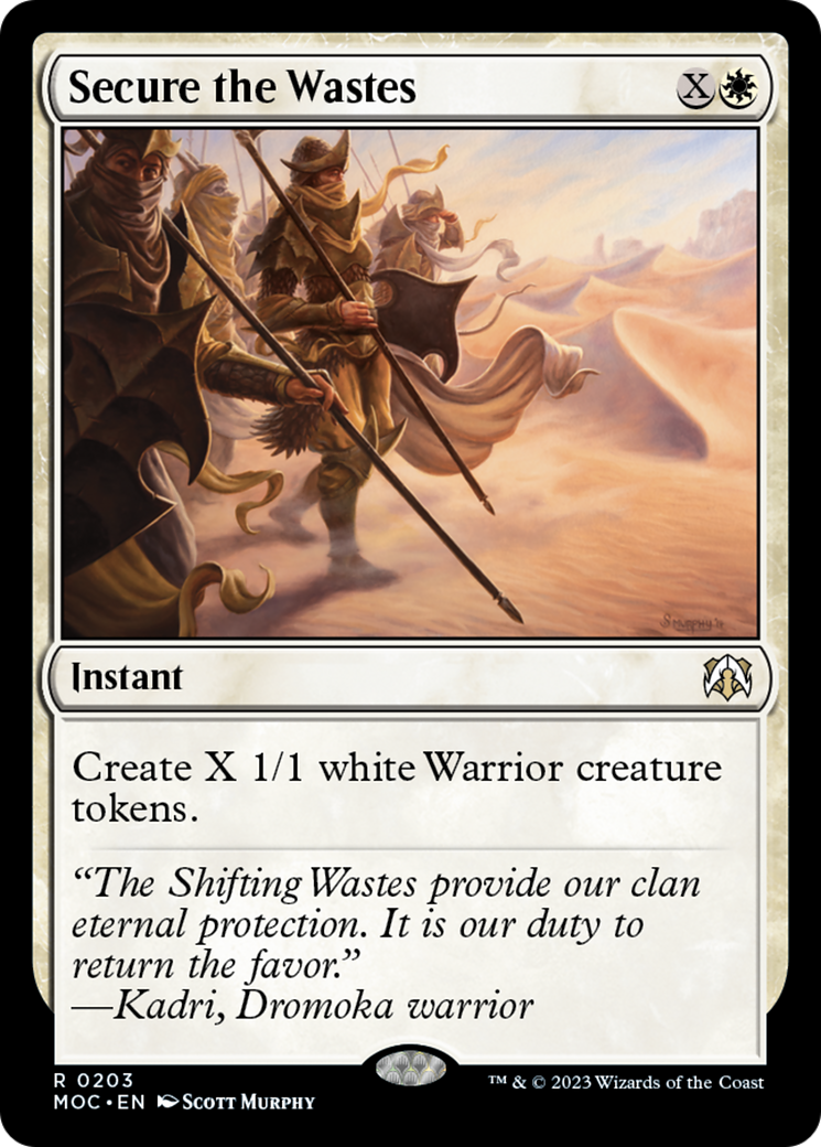 Secure the Wastes [March of the Machine Commander] - Magic: The Gathering - Card Brawlers | Quebec | Canada |