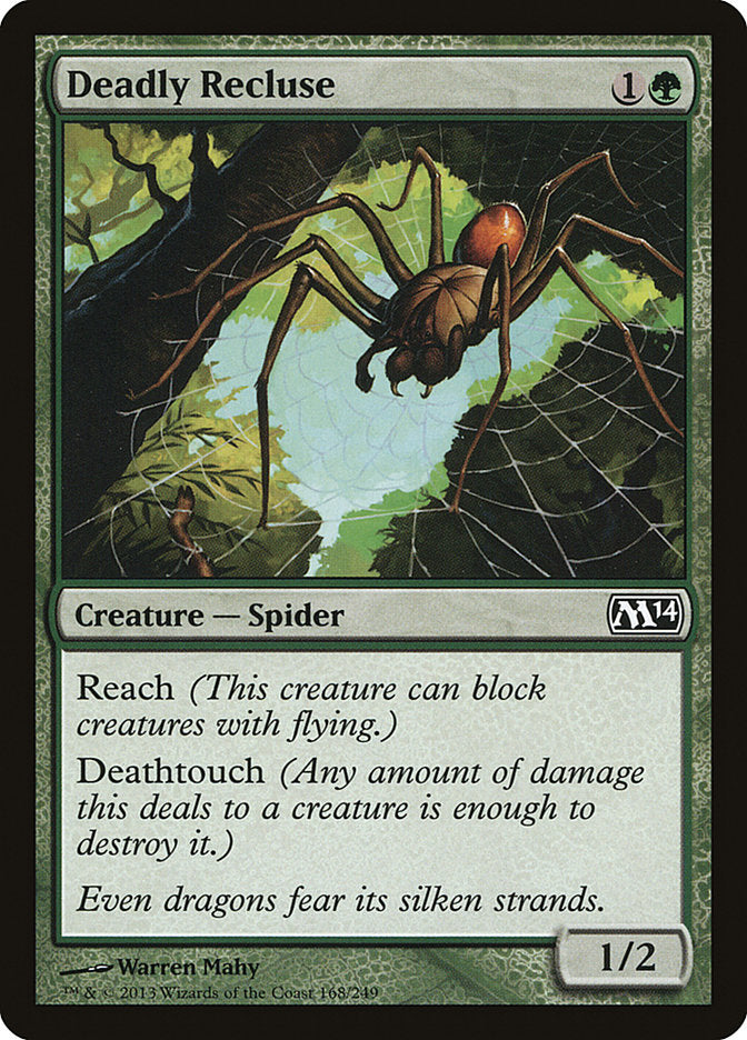 Deadly Recluse [Magic 2014] - Magic: The Gathering - Card Brawlers | Quebec | Canada |