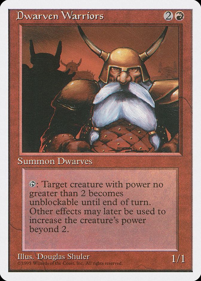Dwarven Warriors [Fourth Edition] - Magic: The Gathering - Card Brawlers | Quebec | Canada |