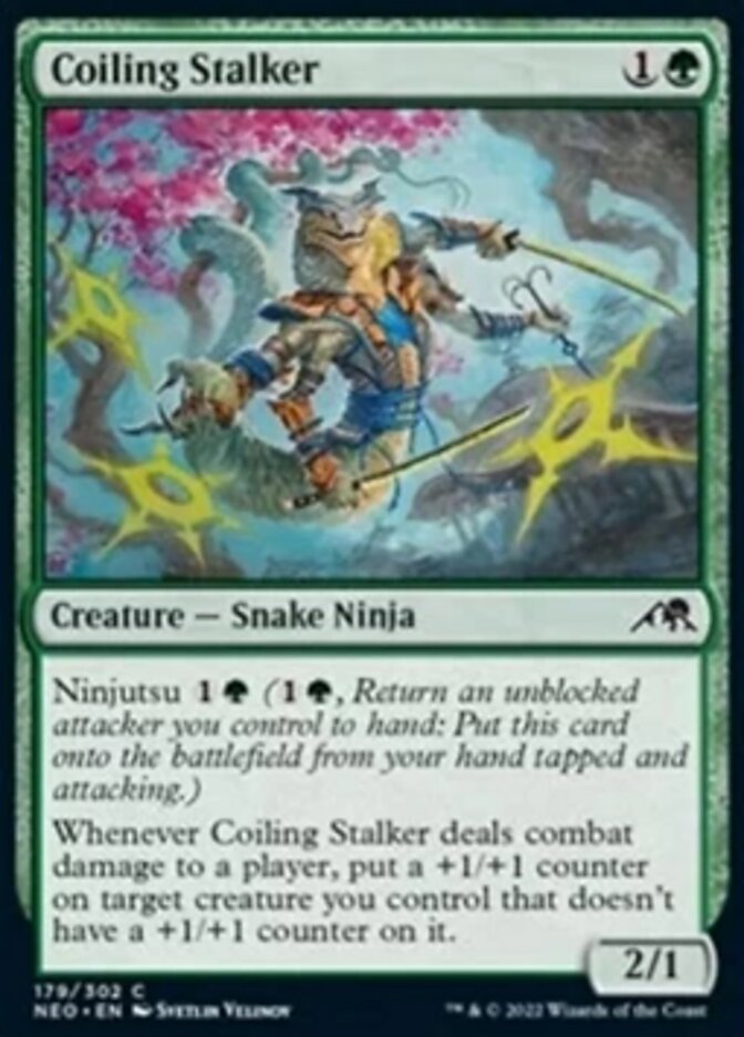 Coiling Stalker [Kamigawa: Neon Dynasty] - Magic: The Gathering - Card Brawlers | Quebec | Canada |