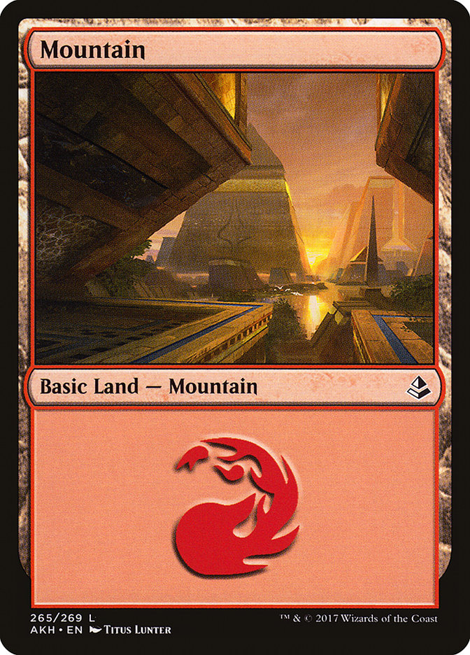 Mountain (265) [Amonkhet] - Magic: The Gathering - Card Brawlers | Quebec | Canada |