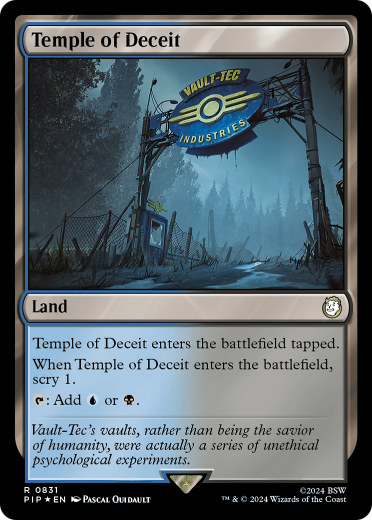 Temple of Deceit (Surge Foil) [Fallout] - Magic: The Gathering - Card Brawlers | Quebec | Canada |