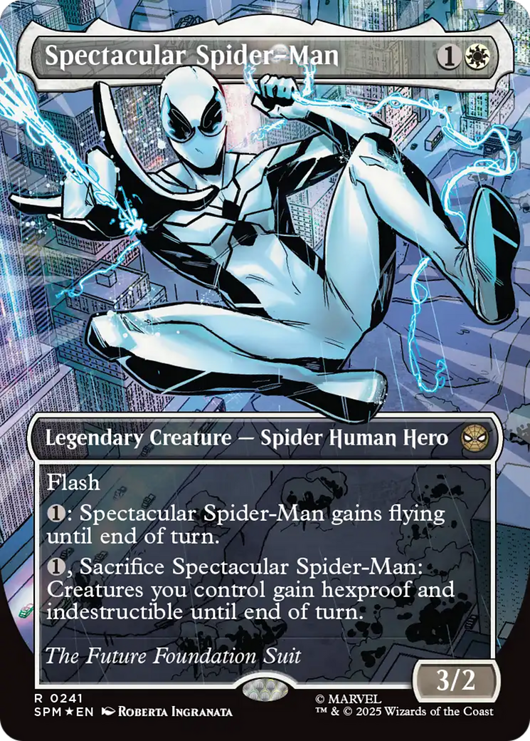 Spectacular Spider-Man (0241) (Borderless) (Textured Foil) [Marvel's Spider-Man] - Magic: The Gathering - Card Brawlers | Quebec | Canada |