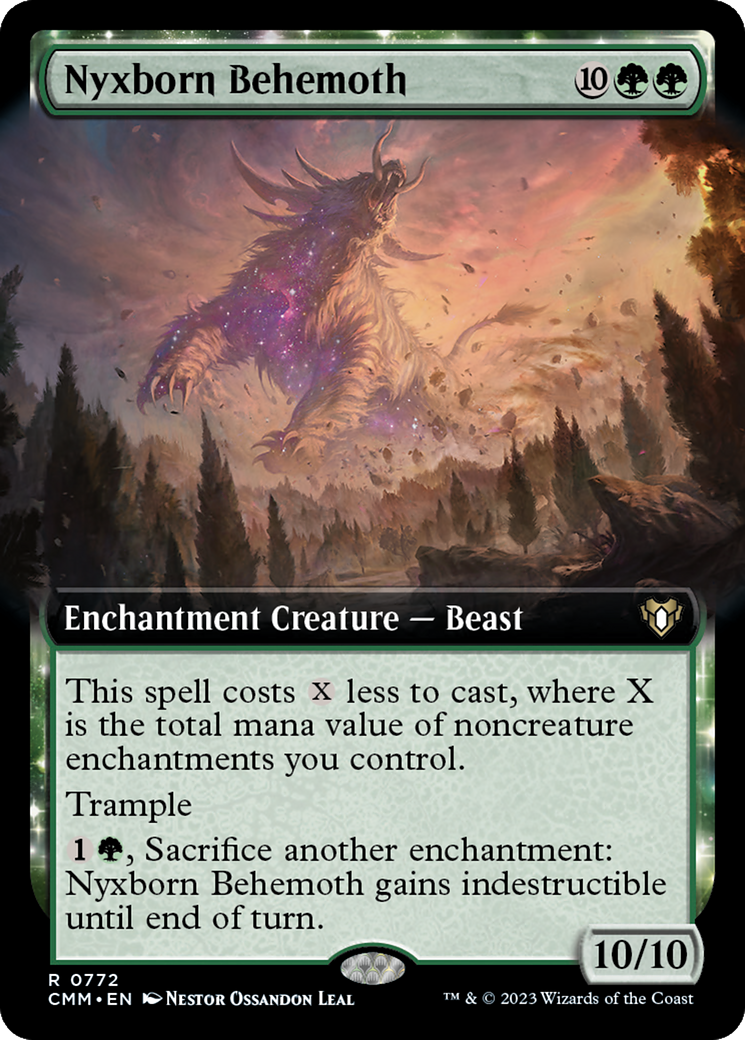 Nyxborn Behemoth (Extended Art) [Commander Masters] - Magic: The Gathering - Card Brawlers | Quebec | Canada |