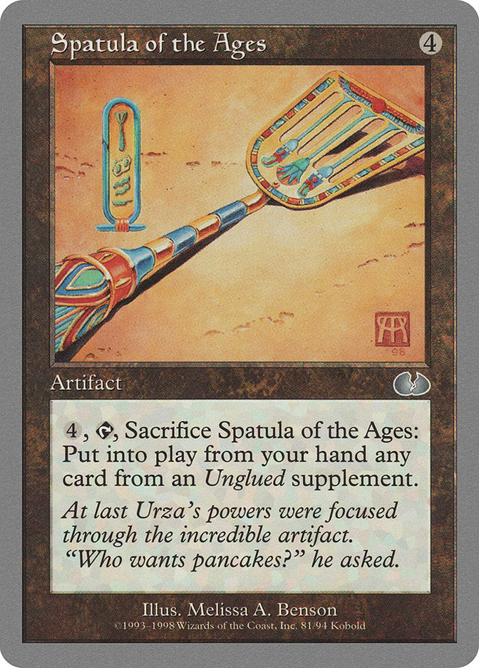 Spatula of the Ages [Unglued] - Magic: The Gathering - Card Brawlers | Quebec | Canada |