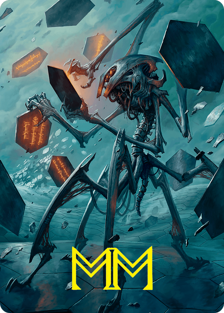 Scrawling Crawler Art Card (50/54) (Gold-Stamped Signature) [Foundations Art Series] - Magic: The Gathering - Card Brawlers | Quebec | Canada |