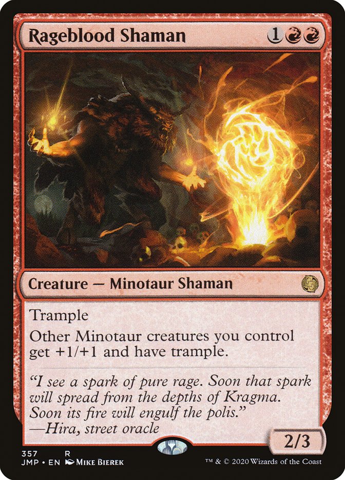 Rageblood Shaman [Jumpstart] - Magic: The Gathering - Card Brawlers | Quebec | Canada |